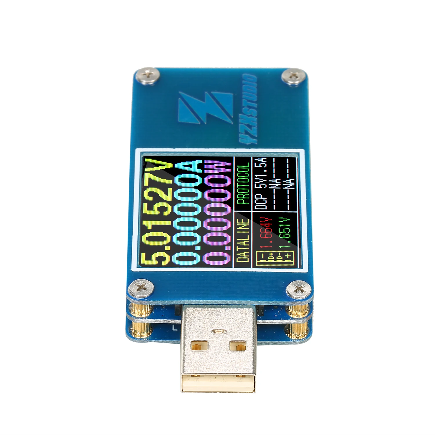 ZY1276P USB тестер QC4+ PD3.0/2,0 PPS экран обнаружения напряжения тока тестер емкости с зарядкой prototoyzx студийный вольтметр