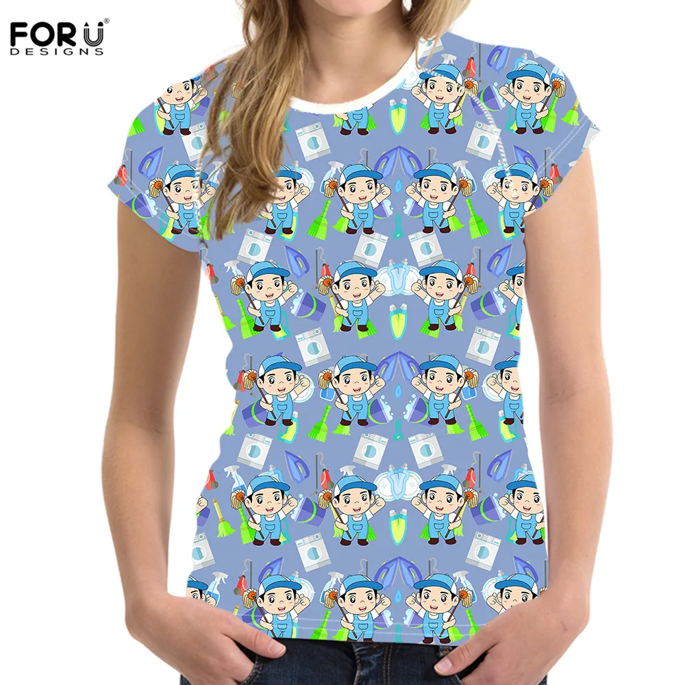 Женская футболка с коротким рукавом и круглым вырезом | одежда