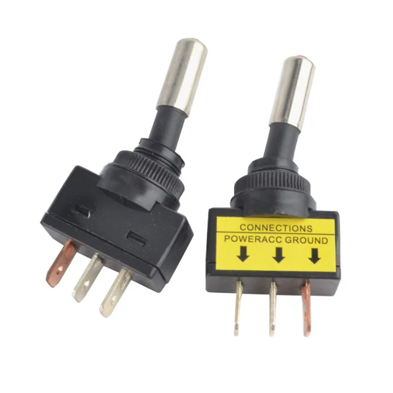 

4Pcs/lot 12V 20A ON/ Rocker Toggle Switch 3 Pin 3 Position for LED Strip Lighting Best Price