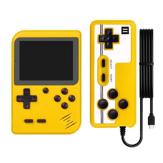 

Yfashion 3.0 Inch TFT Color Screen 800MAH Retro FC Game Console 400 Games Gift for 2 Players