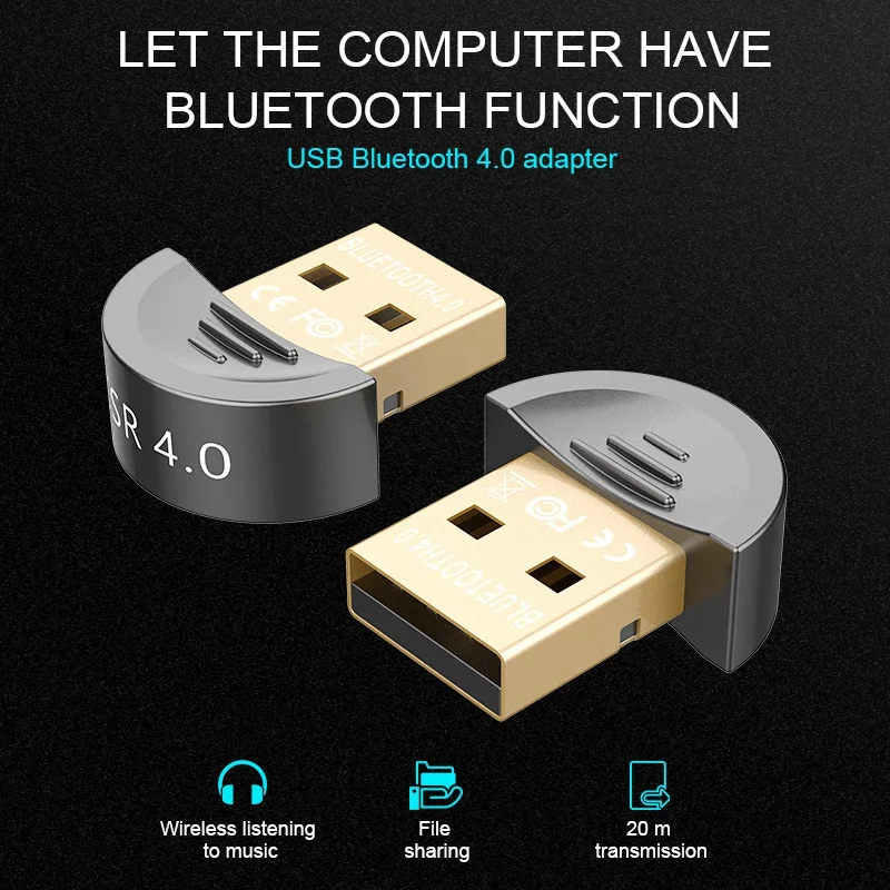 Мини USB Bluetooth адаптер CSR 4,0 беспроводной приемник ключа для ПК ноутбука WIN XP VISTA 7 8 10