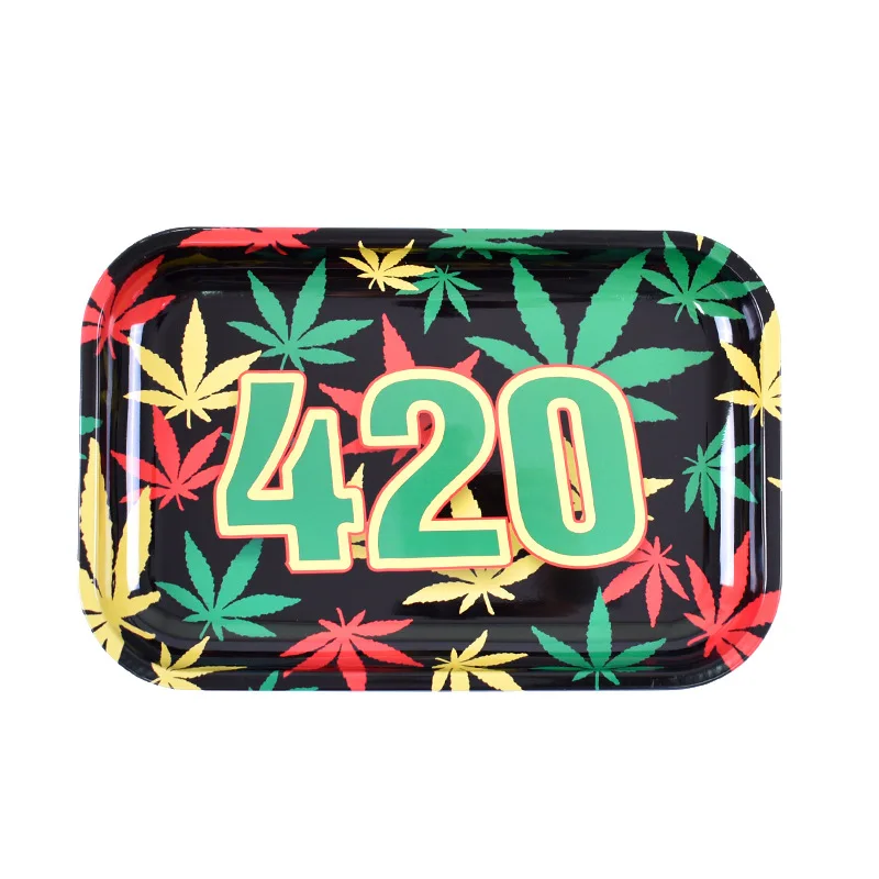 

Beautiful Weed Leaf 420 Big 28cm X 18cm Weed Tray Rolling Tray Weed Accessories
