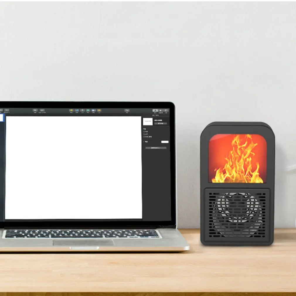 Портативный 3d-обогреватель с эффектом пламени, домашний мини-электрический обогреватель, обогреватель с подогревом, вентилятор, маленькая нагревательная плита, радиатор, машина