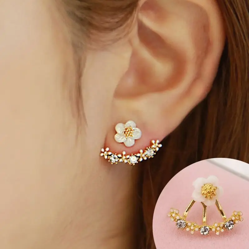 100 Пара aretes-лосины и майку тунику Женская одежда Модная Маргаритка с цветами из