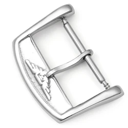 Elegant Stainless Steel Watch Clasp in Silver and Gold - 10mm (Silver)