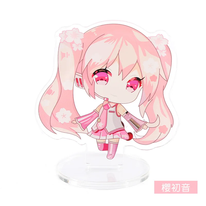 Cartoon anime Hatsune Miku keychain Kagamine Rin Kagamine-Len Yuezheng Longya Yan He Luo Tianyi Yuezheng Ling acrylic jewelry - Цвет: W-108
