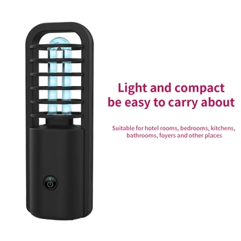 

Hospital Hotel UV Sterilizer Light Bathroom Home Kitchen Cleaning Air USB Rechargeable Disinfection Bactericidal Mite Killer