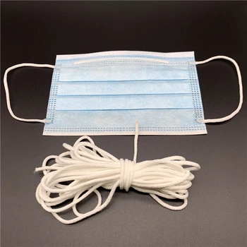

5yards/Lot 3mm Elastic Mask Rope Sewing Elastic Band Masks Round Rubber Cord Band Waist Band Mask Rope