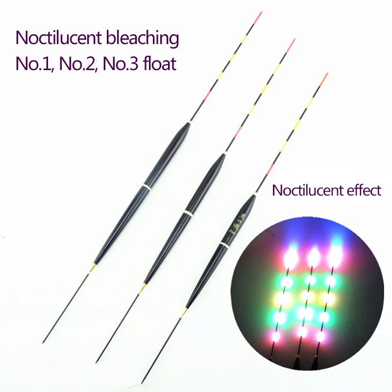 Электронный дрейфующий поплавок для ночной рыбалки 5 головок яркий электронный