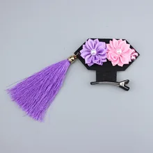 Детская шпилька; головной убор принцессы; заколка для девочек; Милая Детская повязка на голову; аксессуары в китайском стиле для маленьких девочек; аксессуары для волос с кисточками