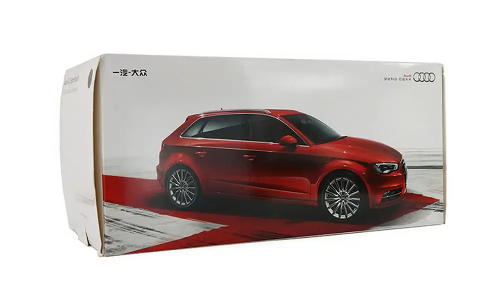 Модель автомобиля Audi A3 Sportback серого цвета коллекционная игрушка в подарок