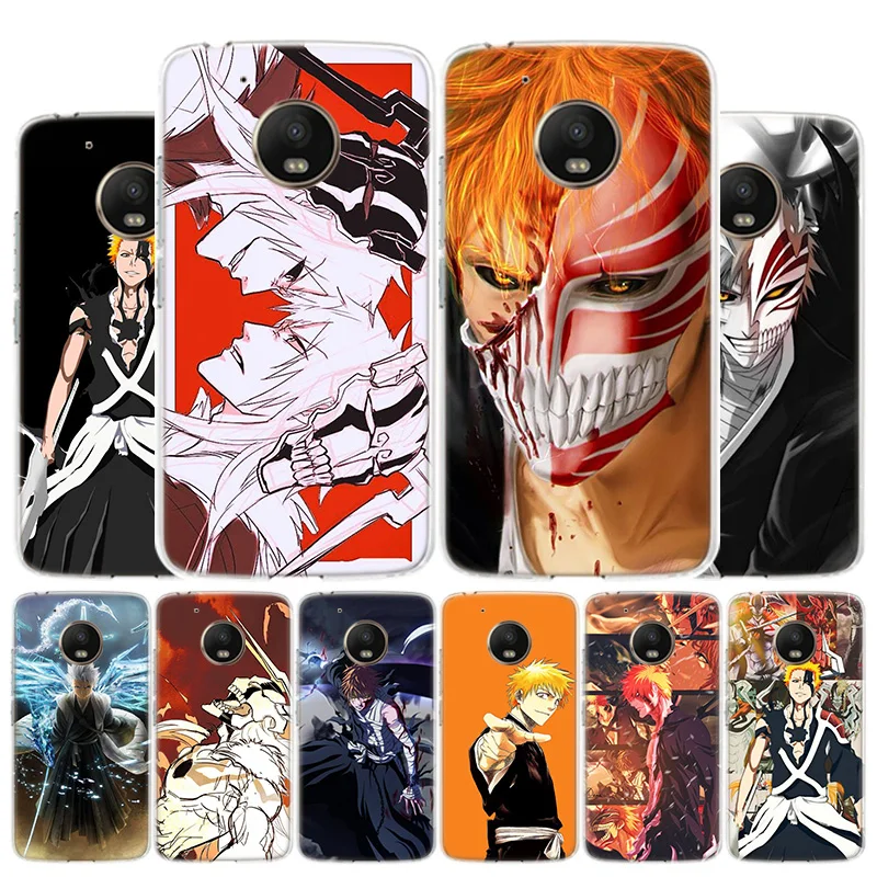 Чехол для телефона с японским Аниме Bleach Motorola Moto G8 G7 G6 G5S G5 G4 E6 E5 E4 Plus Play Power One Action