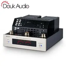 Douk аудио HiFi вакуумный ламповый усилитель Bluetooth стерео аудио класса AB Интегрированный усилитель мощности