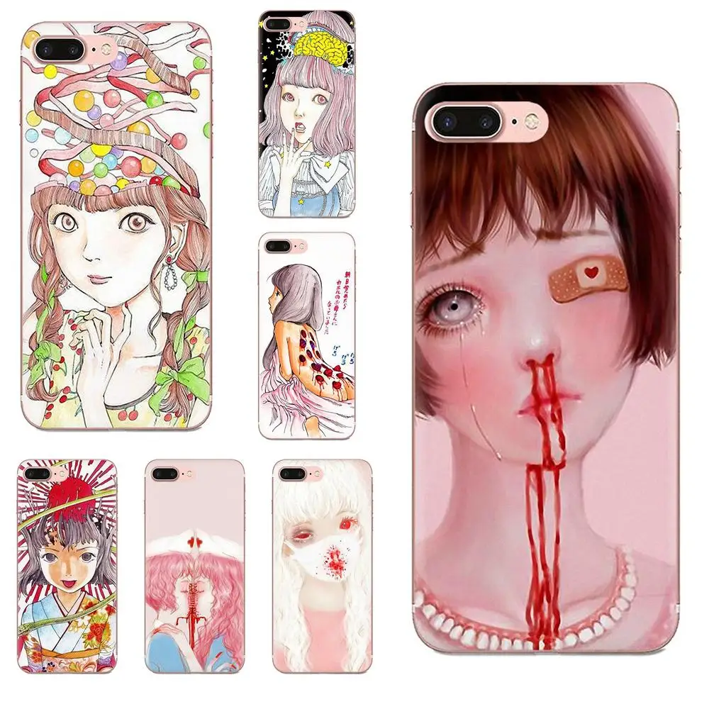 Мультфильмы ужасов Shintaro Kago для Xiaomi Redmi Mi 4 7A 9T K20 CC9 CC9e Note 7 8 9 Y3 SE Pro Prime Go Play