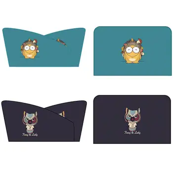 

4Pcs Set Car Sun Shade UV Protection Curtain Summer Car Window Sunshade Left &Right /Rear Window Protection Polyester Sun Visor