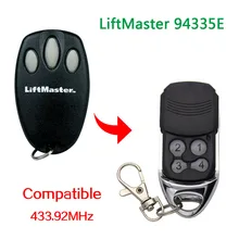 Liftmaster chamberlain 94335e 433.92mhz controle remoto porta da garagem abridor elétrico motorlift 84335eml mão transmissor