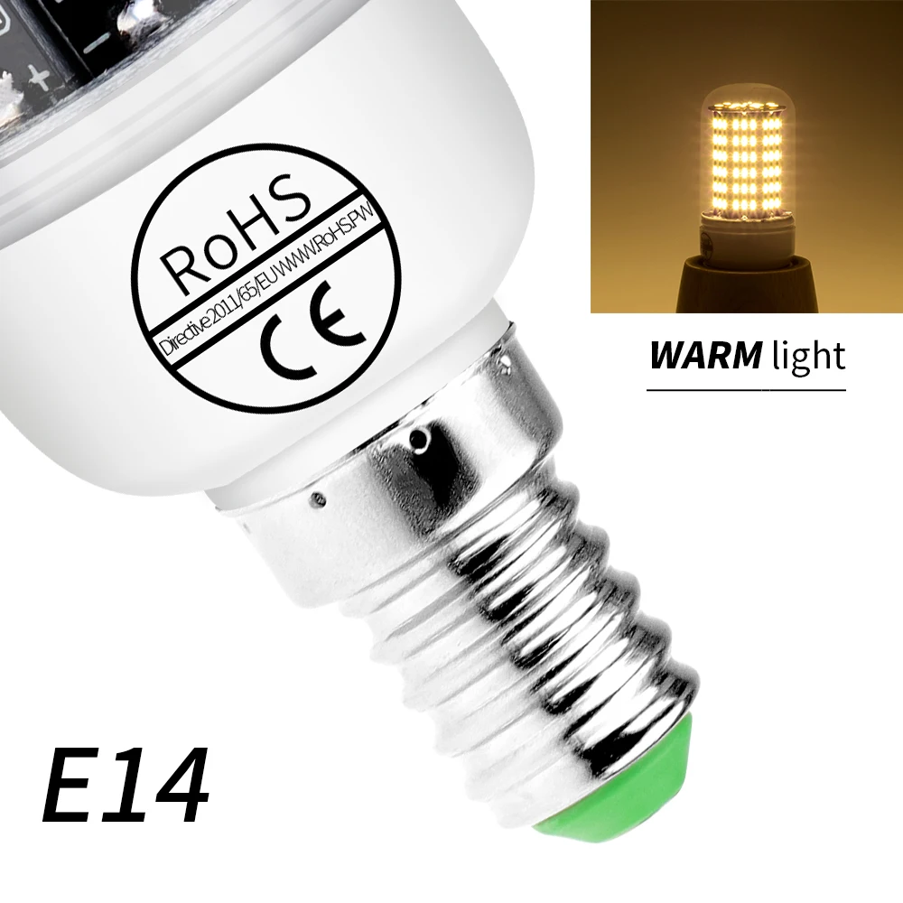 Lampada Led E27 Light Bulb Led E14 Corn Lamp 220V SMD 4014 Led Candle Light 240V Ampul Chandelier Lighting Decor for Home Indoor Lampada Led E27 Light Bulb Led E14 Corn Lamp 220V SMD 4014 Led Candle Light 240V Ampul Chandelier Lighting Decor for Home Indoor