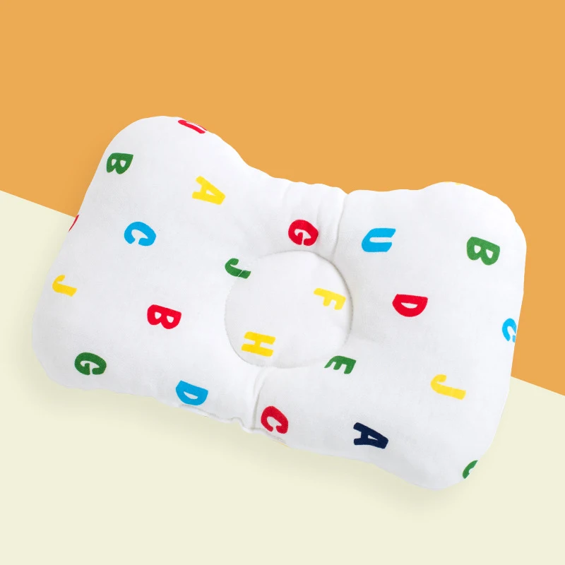 Детская подушка для новорожденных, подушка для защиты головы, детское постельное белье для младенцев, подушка для кормления малыша, позиционер для сна, не скатывается, хлопковая подушка