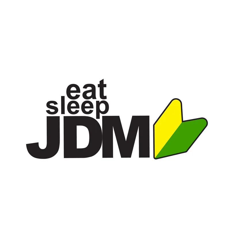 

Hot Creative EAT SLEEP JDM Sport Car Sticker Decal Vinyl Motorcycle Cover Scratches Waterproof PVC 5.5cm X 12.9cm