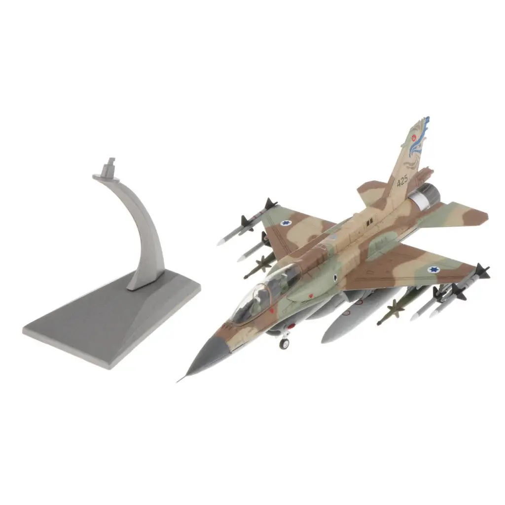 Aircraft Plane model F-16I Fighting Falcon Israeli Air Force airplane Alloy model diecast 1:72 metal Planes