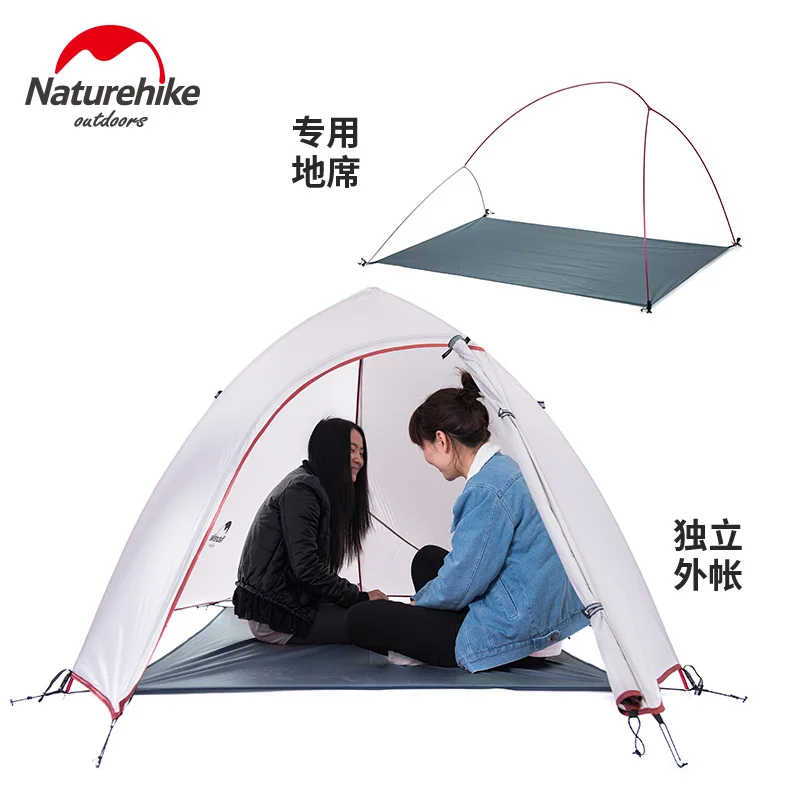 Naturehike Модернизированный 2 человек CloudUp палатка двухслойная, для палаточного городка, Пеший Туризм палатки легкий DHL