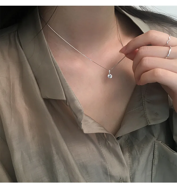 Hot 925 Sterling Silver Flash Diamond 