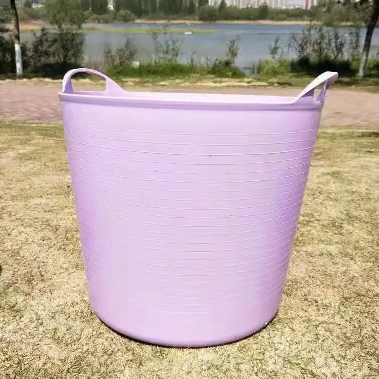 

Baby Bath Bucket Plastic Bath Barrel Multi-functional Storage Bucket Children Plastic Bath Bucket
