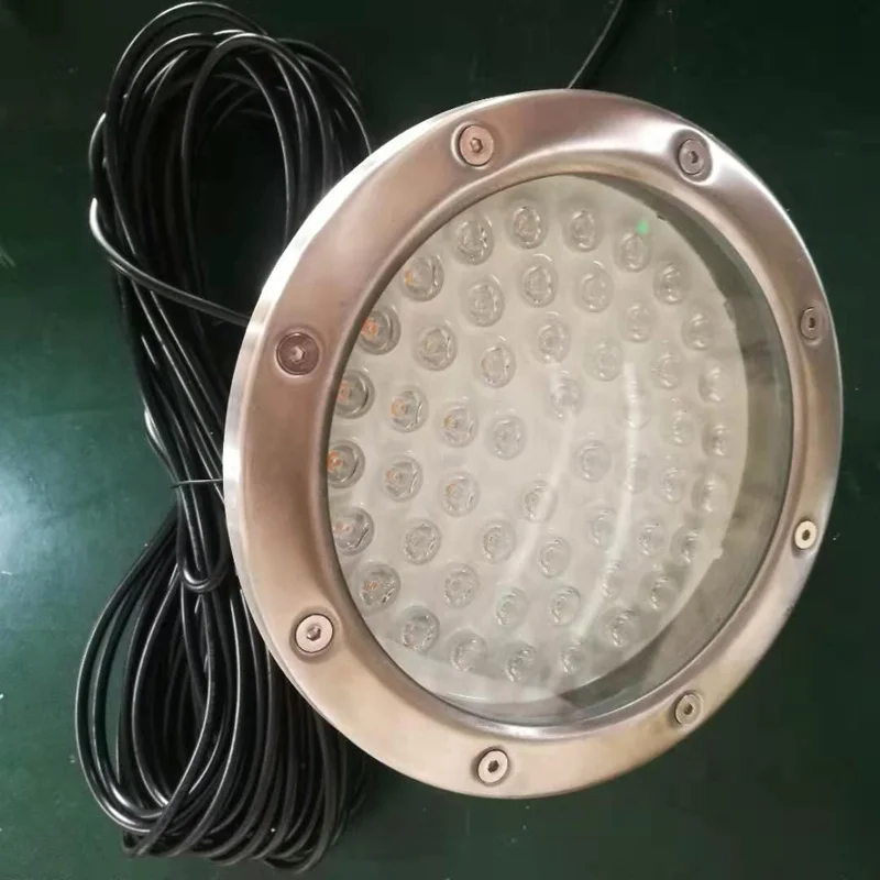 U52 Golden 28 светодиодный s 52 светодиодный s 15 ° AC110-240V светодиодный подводный светильник, работающего на постоянном токе 12 В в белые, голубые и зеленые футболки рыбной ловли кальмара светодиодный светильник - Испускаемый цвет: U52 Golden