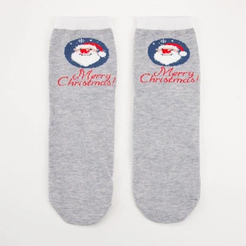 

Women's socks, color light gray melange, size 23-25