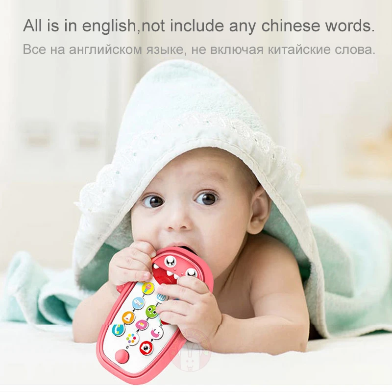 Children Phone Toy Mobile Phone Telephone Music Toys For Kids Develop Early Educational Learning Machine