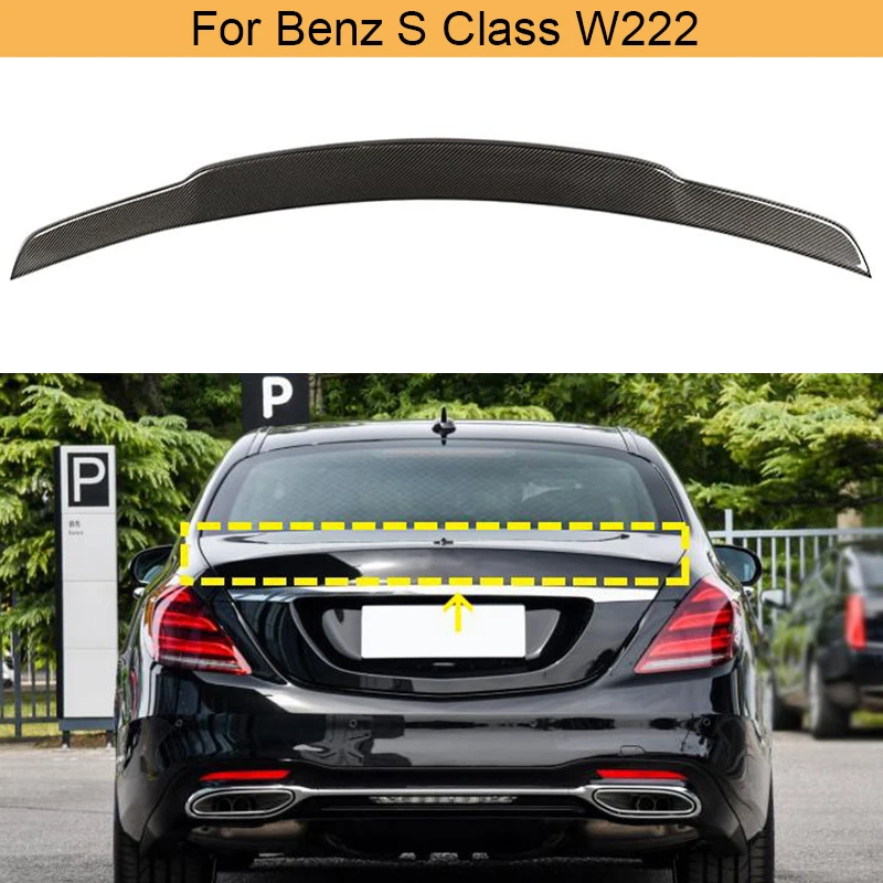 W222 Car Rear Trunk Spoiler Wing for Mercedes Benz S Class W222 2014