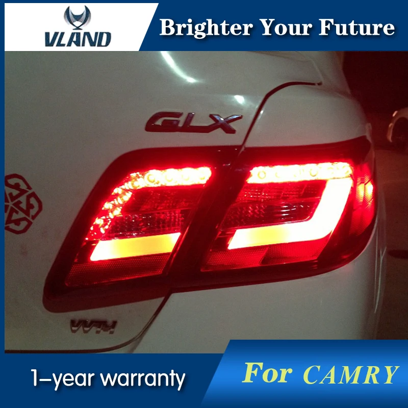 LED DRL Smoked Taillights Conversion For Toyota Camry 2007-2009 Rear lights 