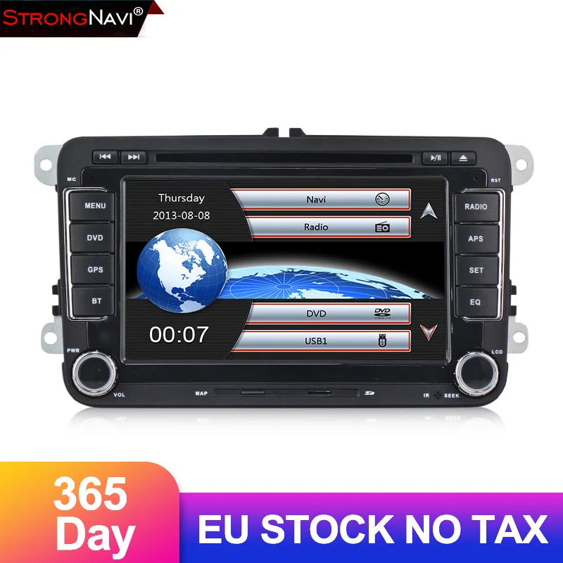 7 дюймов HD экран 2din автомобильный dvd-плеер для VW Golf Polo Jetta Passat Tiguan с gps Bluetooth Радио USB
