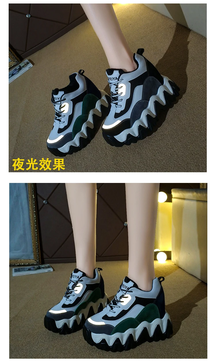 Zapatillas mujer; коллекция года; кроссовки на платформе; зимняя плюшевая Обувь На Шнуровке; смешанные цвета; зимняя теплая Классическая обувь на танкетке для женщин