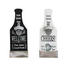 Креативная открывалка для бутылок пива деревянная настенная Бар Ресторан украшение