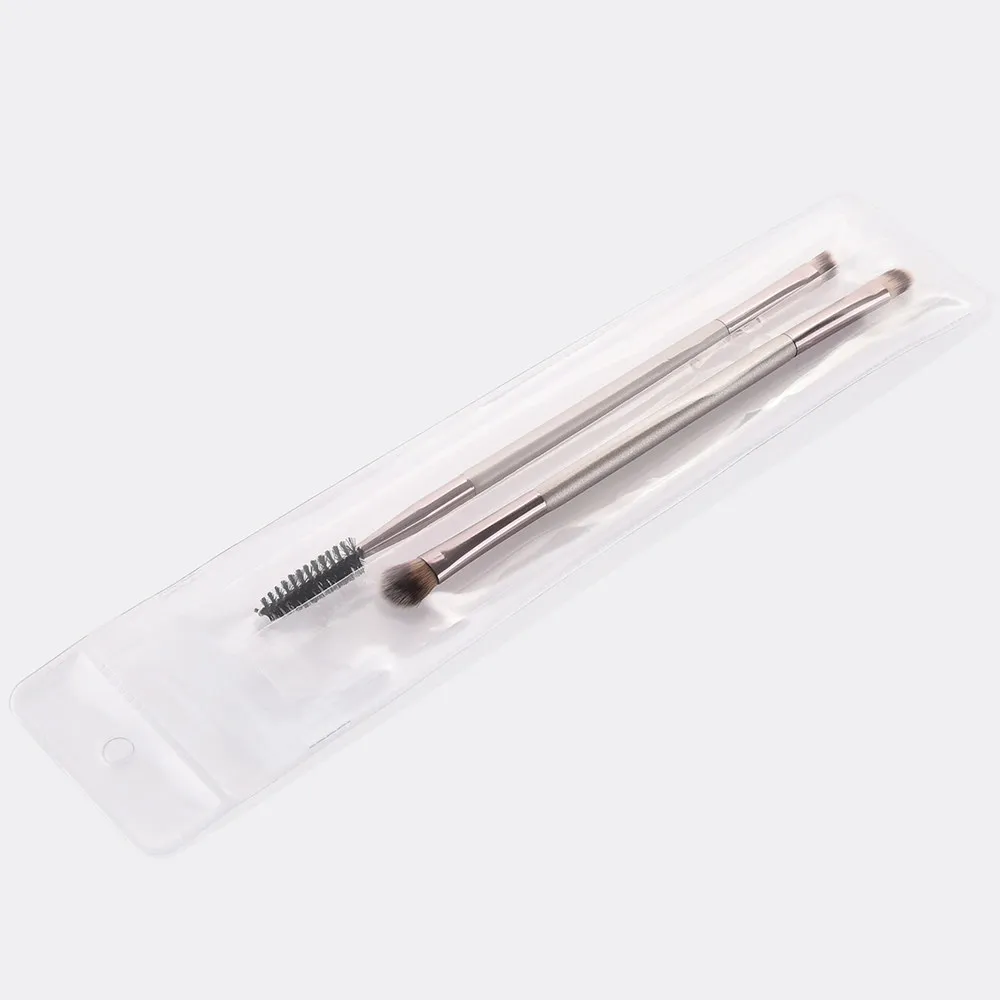 2 шт./компл. кисти для макияжа глаз Набор теней век кисть бровей ресниц