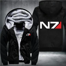 Мужская куртка на молнии с массовым эффектом, размеры США N7, толстовки с капюшоном, пальто, повседневные толстовки, Мужская модная толстовка, уличная одежда