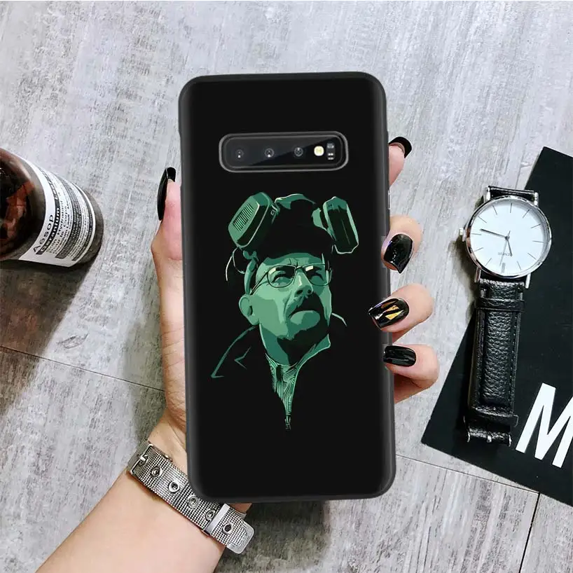 Breaking bad Black Cover Phone Case for Samsung Galaxy S10 Plus Lite Note 10 9 8 3