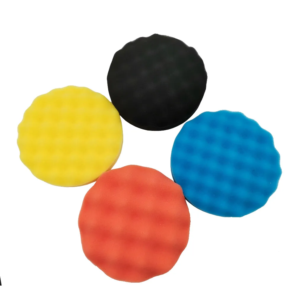4/5/6/7/8pcs 6inch Polishing Pad Kit 150mm Foam Buffer Kit Buffing Sponge Wax Pad for Removes Scratches car polishing pad car polish pad car polishing sponge wool polishing pad polishing sponge set polishing wheel disc polishing wheel kit