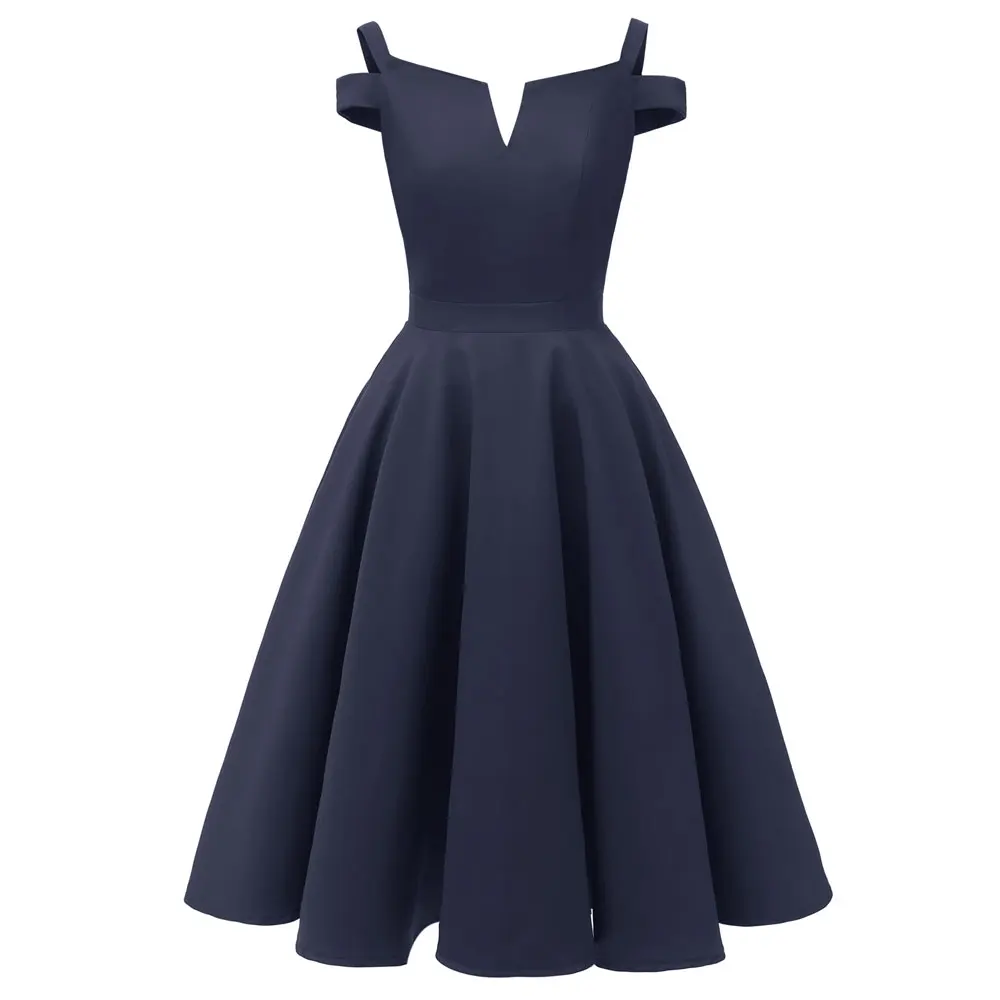 Navy Blue Платья подружки невесты vestido madrinha короткое Бордовое платье Пригласительные на свадьбу платье robe demoiselle d'honneur - Цвет: Navy Blue