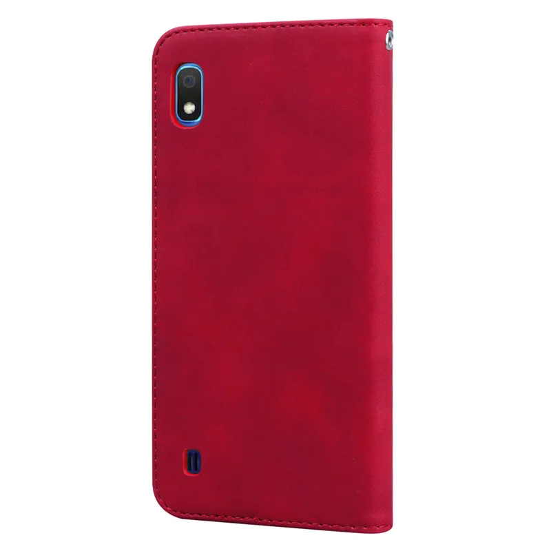 Case For Samsung Galaxy A10 A 10s A105F Luxury Business Magnetic Flip Book Leather Wallet Case