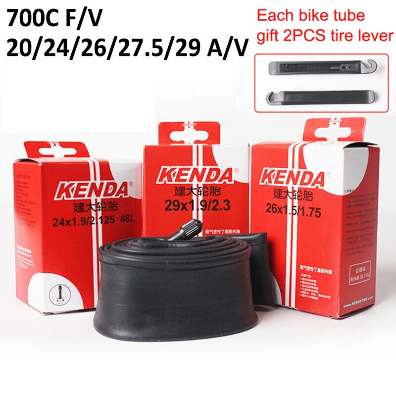 KENDA Schrader/Presta 20/24/26/27.5/29/700C Mountain/Road Bike Tire Inner Tube 