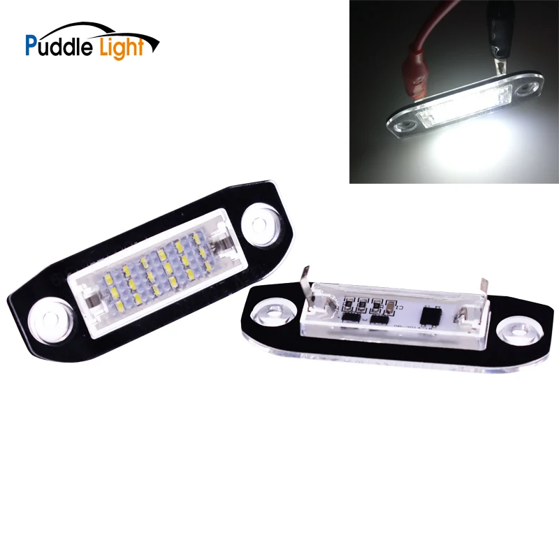 Canbus Error Free LED Licence Plate Lights For Volvo S40 S60 V50 V70 XC60 XC90