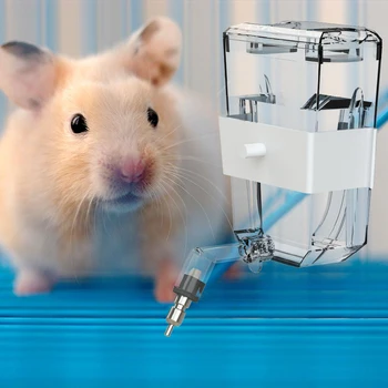 

Plastic Hamster Parrot Water Fountain Screw Knob Intelligent Nozzle Water Feeder Automatic Water Dispenser Pet Supplies