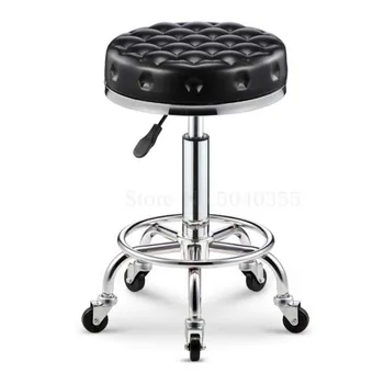 

Rotating lift back salon chair high bar stool home fashion creative beauty round stool swivel chair bar chair