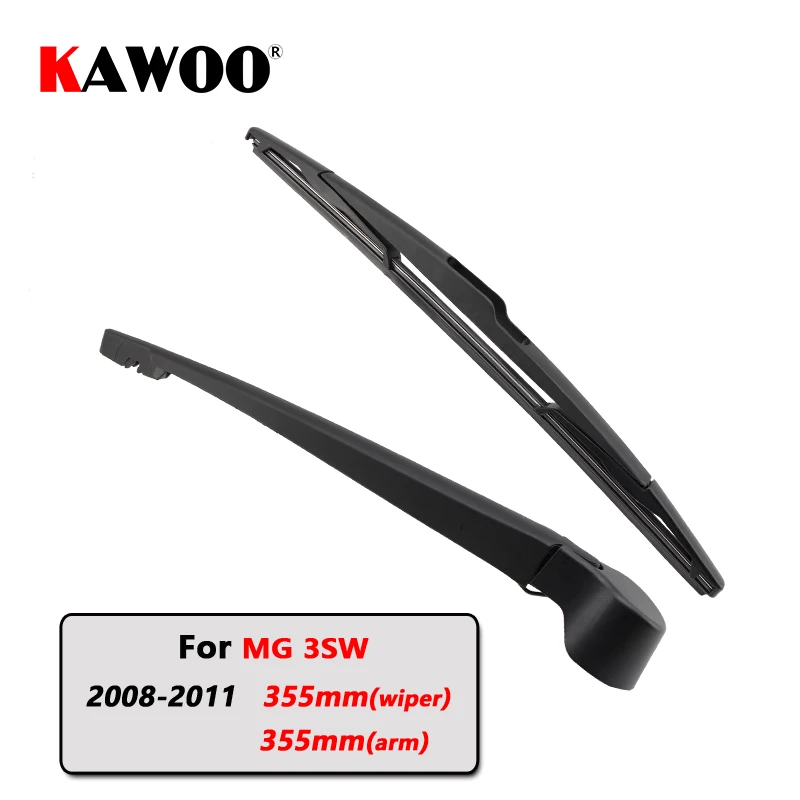 KAWOO Car Rear Wiper Blades Back Window Wipers Arm For MG 3SW Hatchback