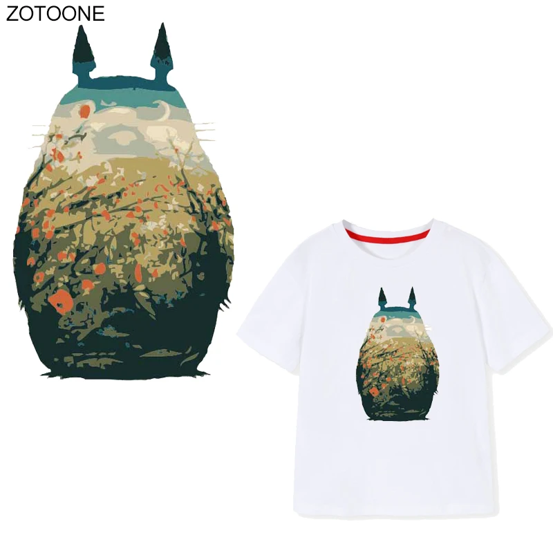 Наклейки ZOTOONE с рисунками животных из мультфильмов наклейки Totoro для детей