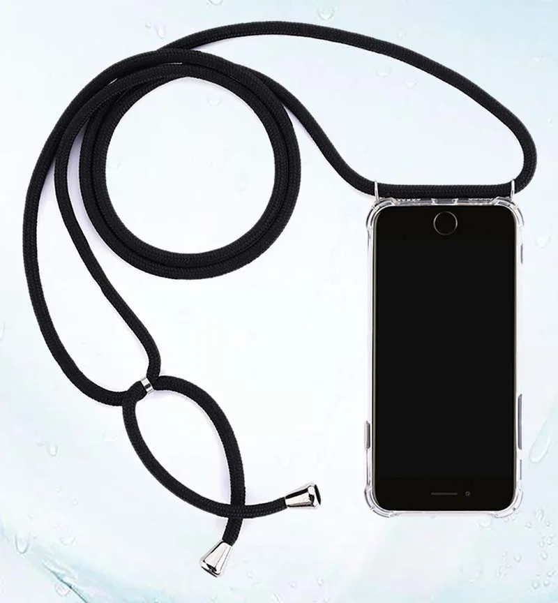 Чехол из ТПУ с перекрестными лямками на плечо для Samsung Galaxy A70 A50 A30 A40 S9 S10 5G J4 J6 Plus M40