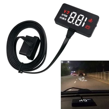 

Head Up Digital Display OBD2 II HUD Projector Speedometer MPH KM/h 12V 150Ma Kit