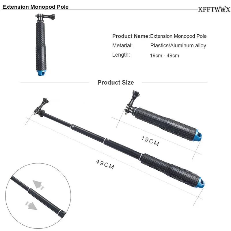 gopro accessories - monopod -4